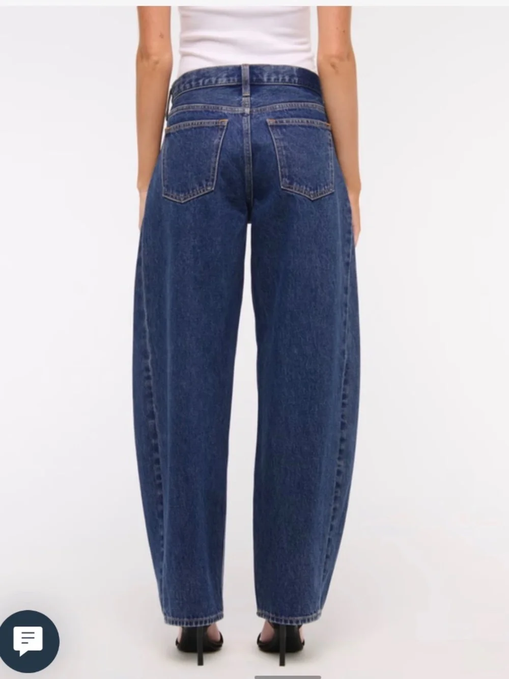 Abercrombie &fitch barrel jeans ankle cropped barrel size 29 - Picture 16 of 16